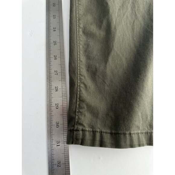 Old Navy Mens Slim Taper Built-In Flex Pull-On Chino Pants 3XL Army Green Casual - Picture 11 of 14